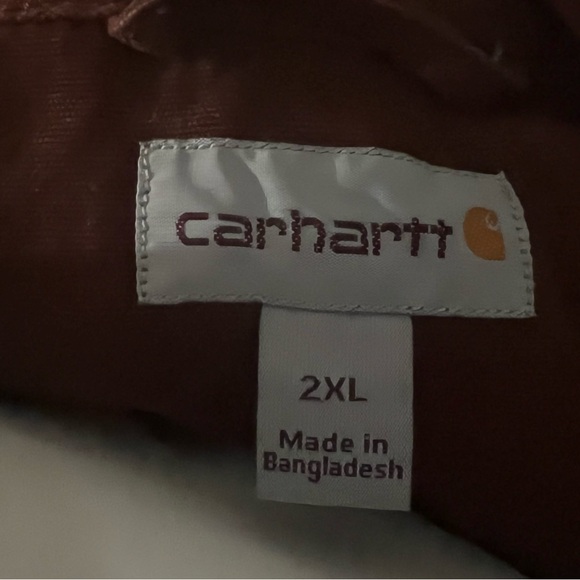 Carhartt Men's Rust Brown Canvas Shirt Jacket - Picture 7 of 8